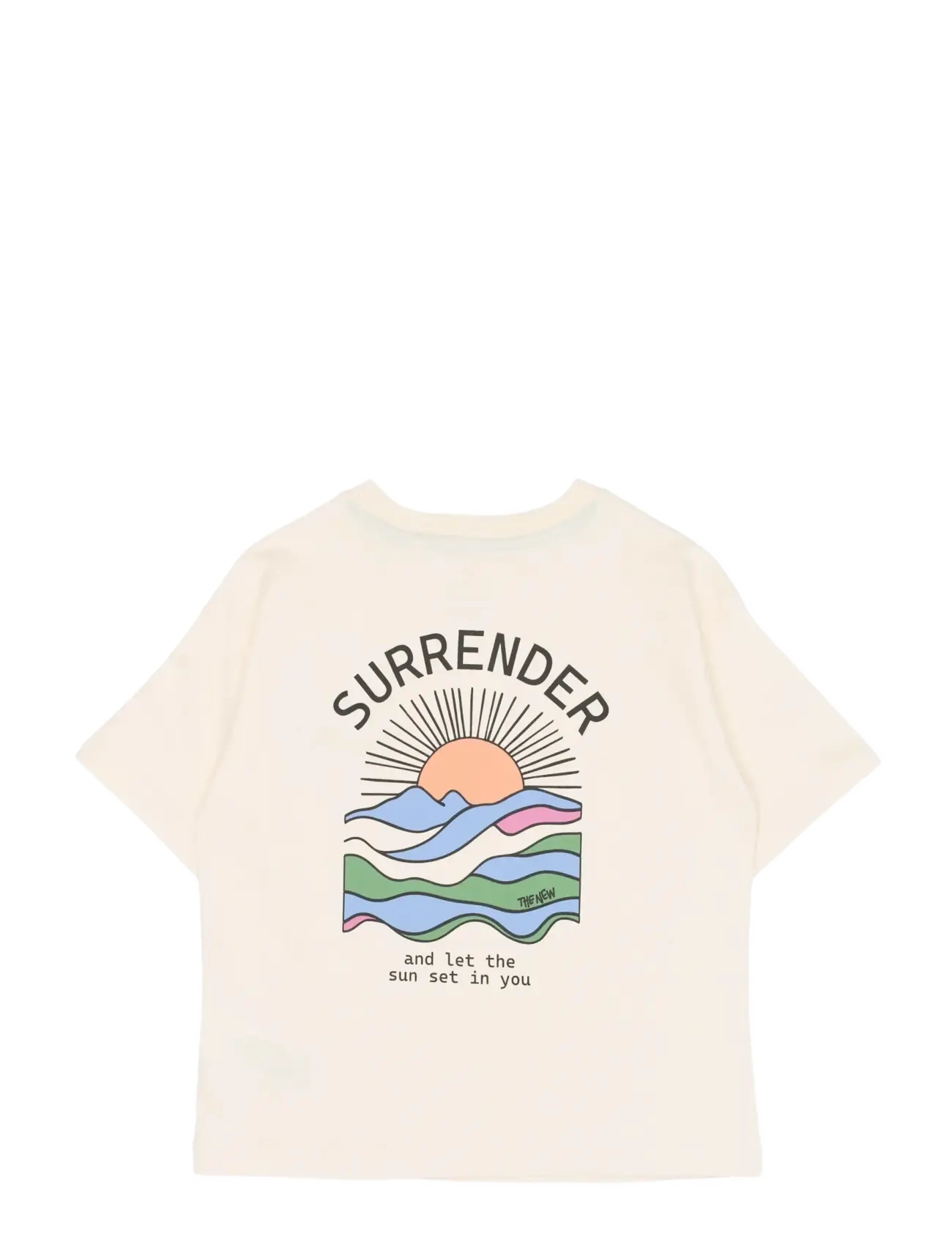 The New - TNTuck OS S_S Tee - lühikeste varrukatega t-särgid - gardenia - 2