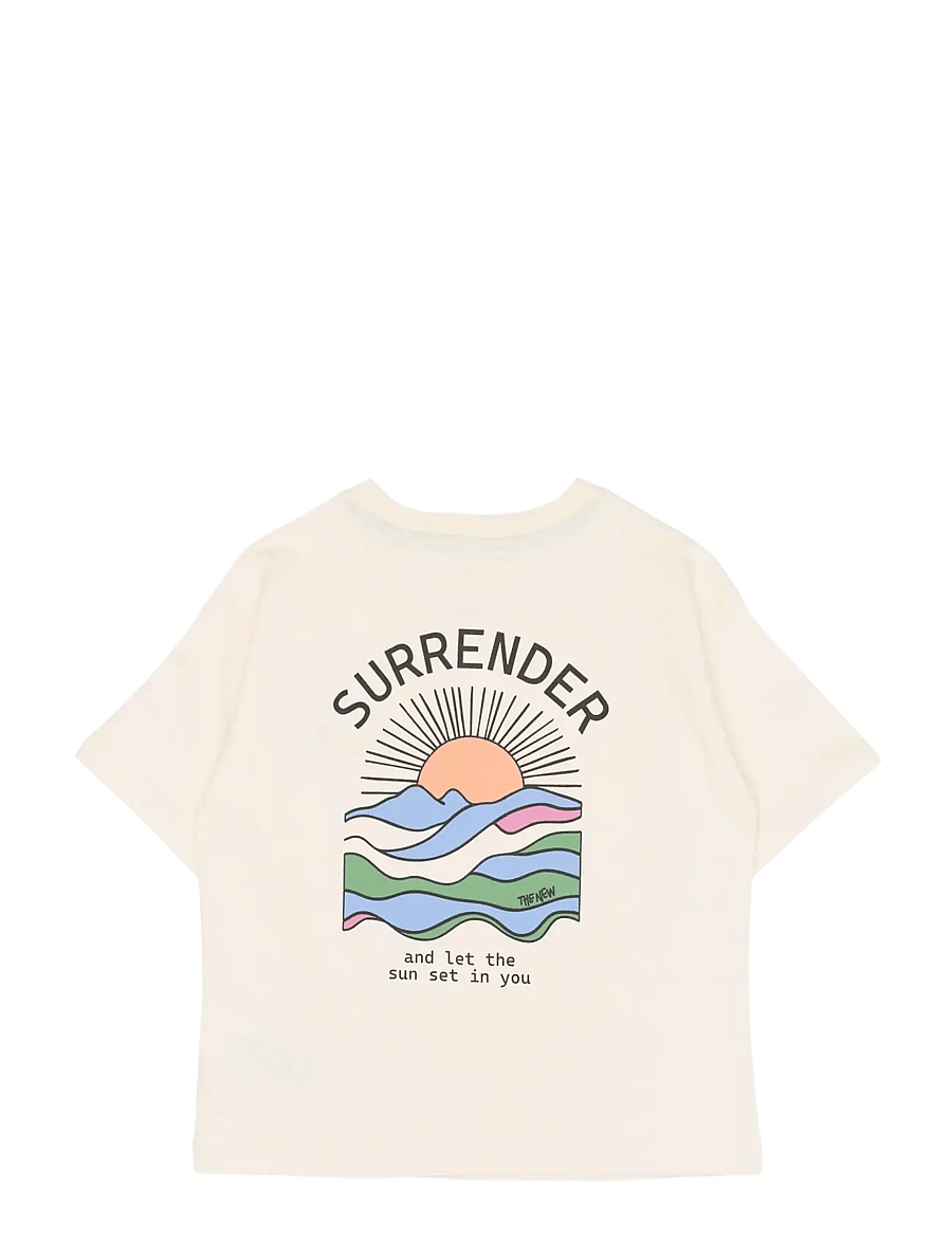 The New - TNTuck OS S_S Tee - kortärmade t-shirts - gardenia - 2