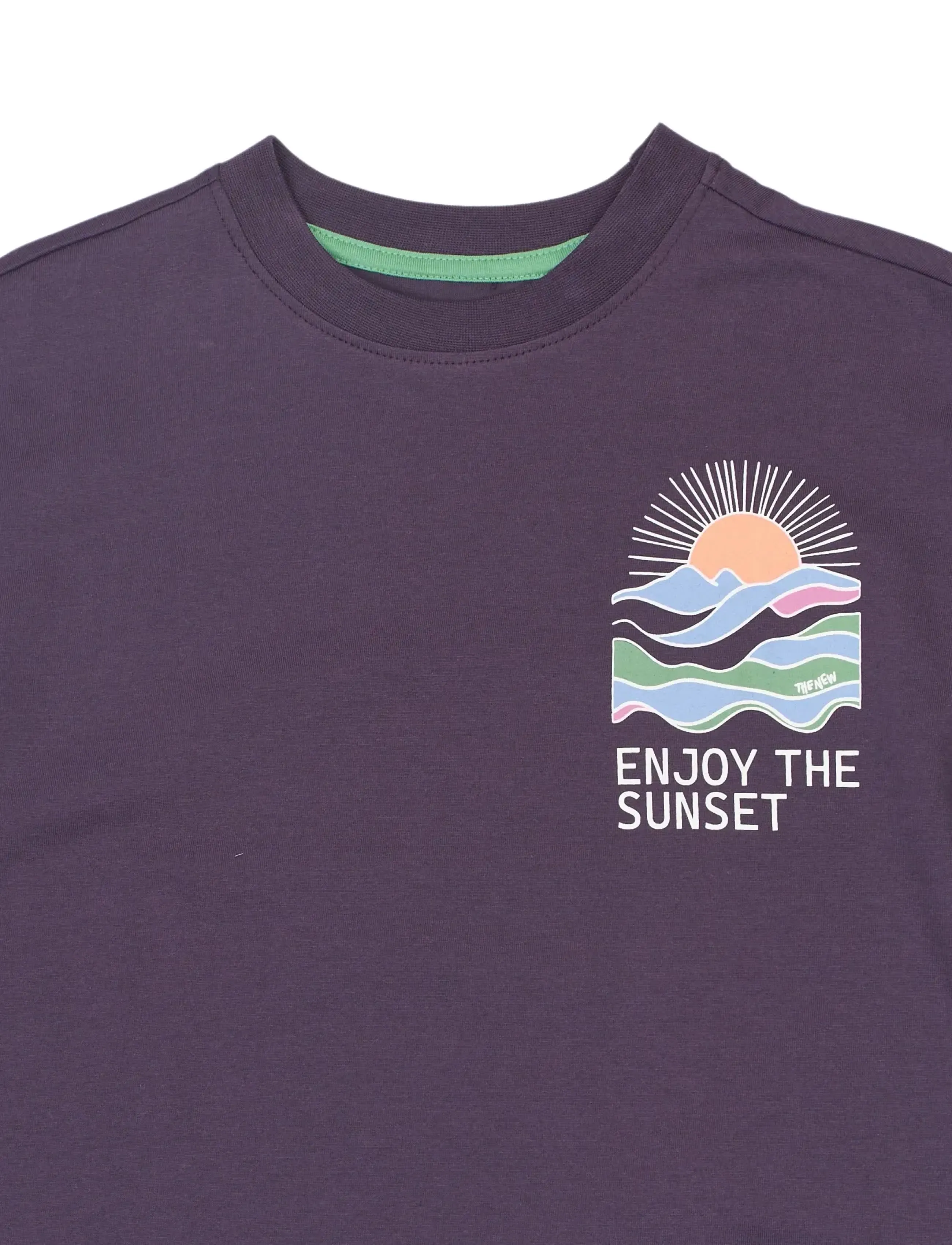 The New - TNTuck OS S_S Tee - kurzärmelige - sweet grape tn - 4