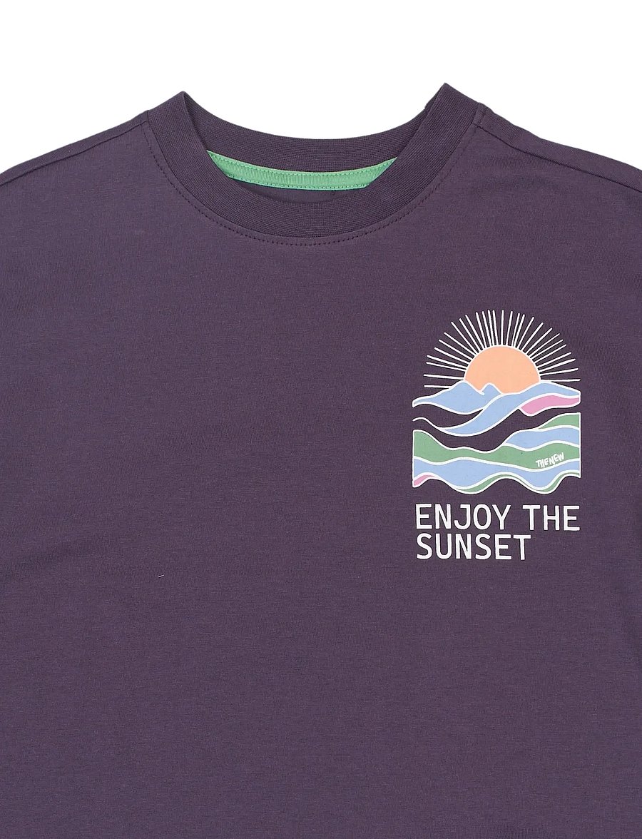 The New - TNTuck OS S_S Tee - kurzärmelige - sweet grape tn - 4