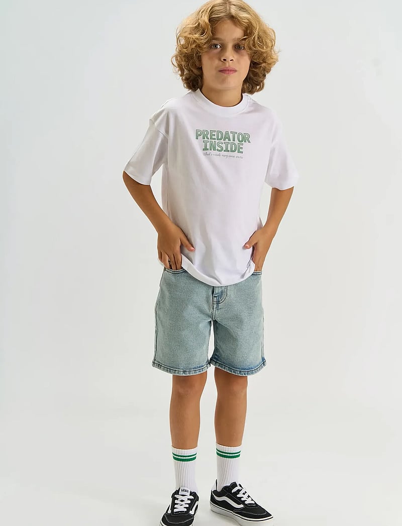 The New - TNTony OS S_S Tee - kortærmede t-shirts - bright white - 0
