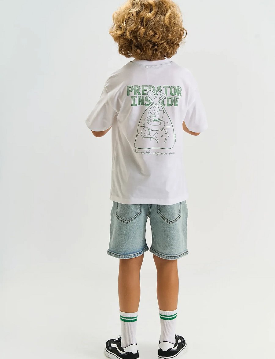 The New - TNTony OS S_S Tee - kortermede t-skjorter - bright white - 4