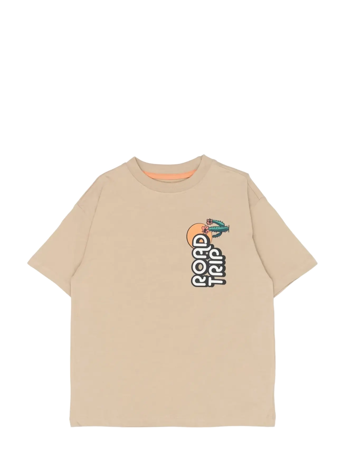 The New TNThomas OS S_S Tee - Lapsed 98–134 - HUMUS / beige