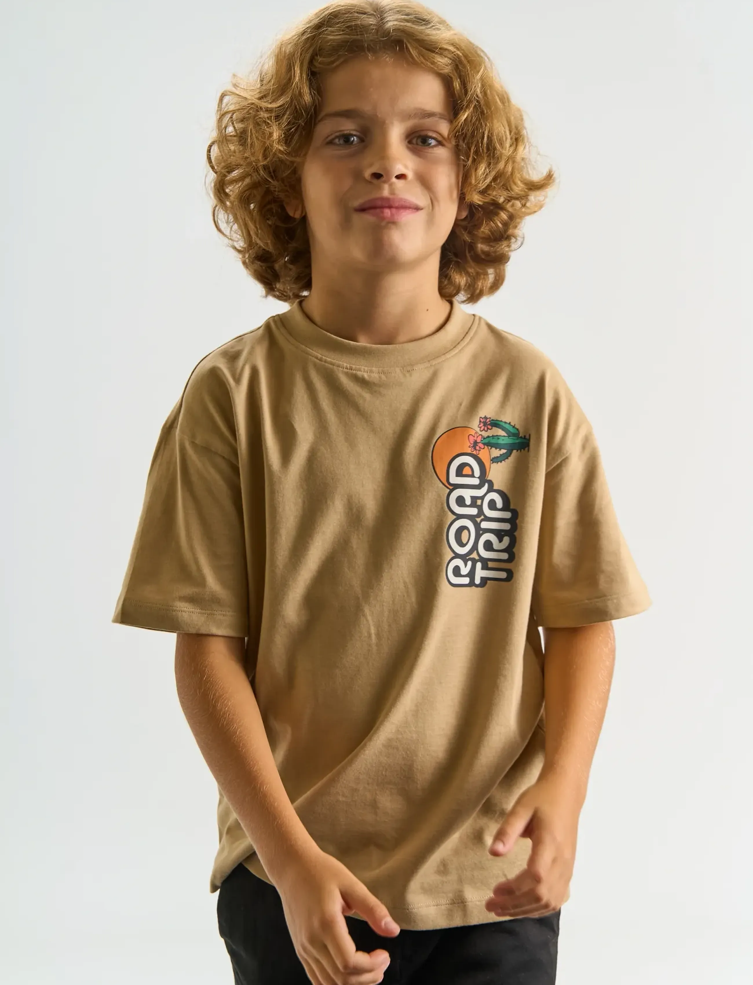 The New - TNThomas OS S_S Tee - kurzärmelige - humus - 3