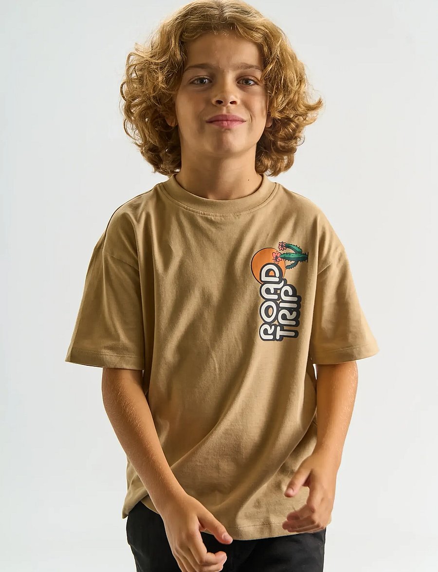 The New - TNThomas OS S_S Tee - kurzärmelige - humus - 3