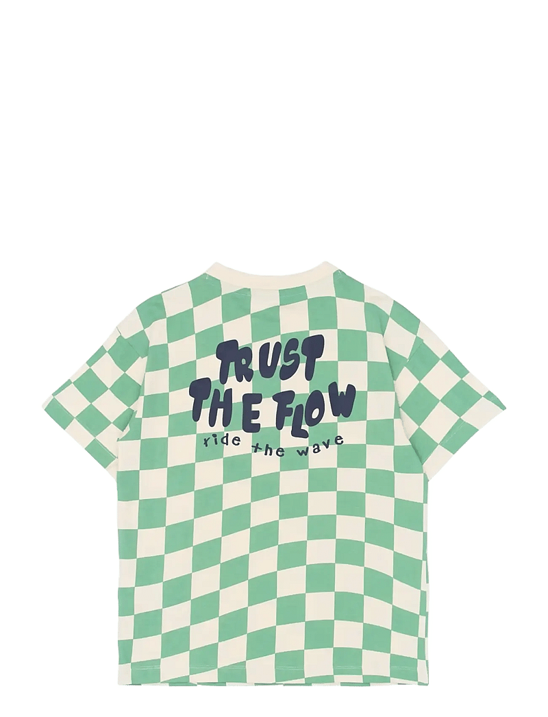 The New - TNTiago OS S_S Tee - lühikeste varrukatega t-särgid - crÉme de menthe check - 2