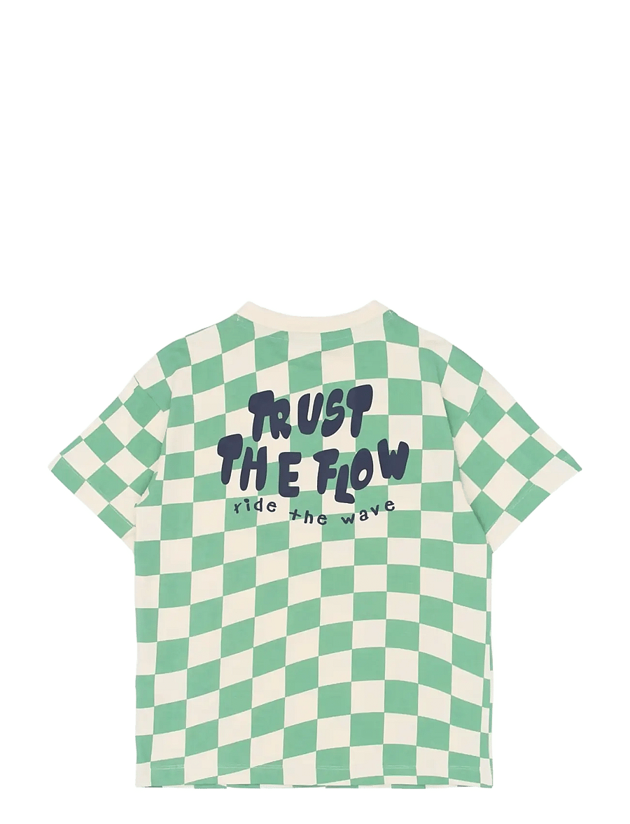 The New - TNTiago OS S_S Tee - kortärmade t-shirts - crÉme de menthe check - 2