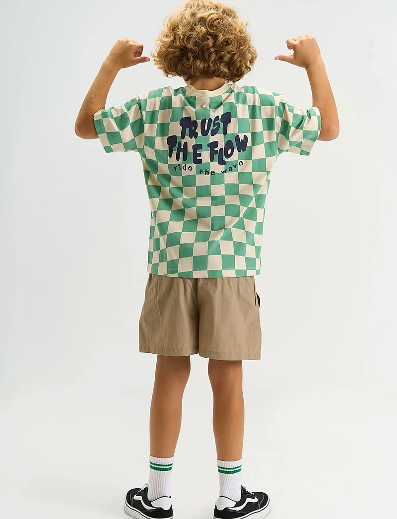 The New - TNTiago OS S_S Tee - lühikeste varrukatega t-särgid - crÉme de menthe check - 4