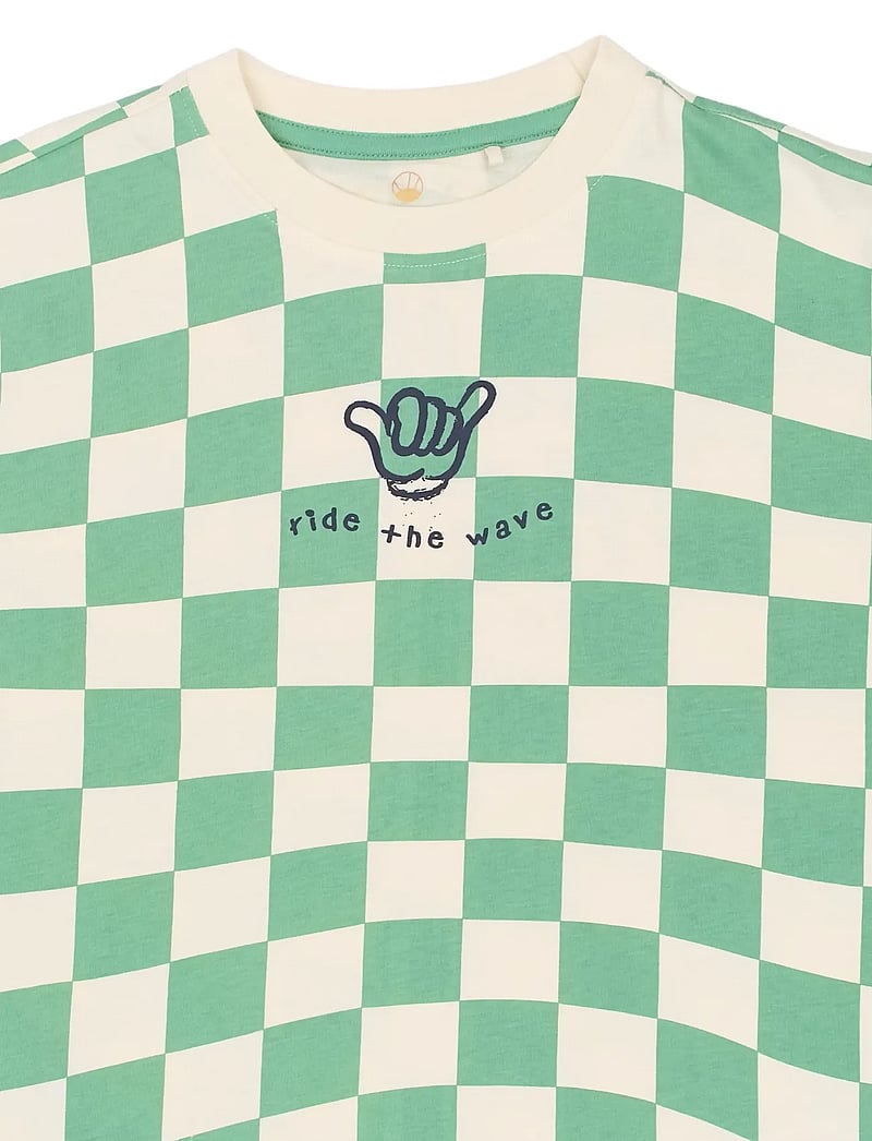 The New - TNTiago OS S_S Tee - lühikeste varrukatega t-särgid - crÉme de menthe check - 5