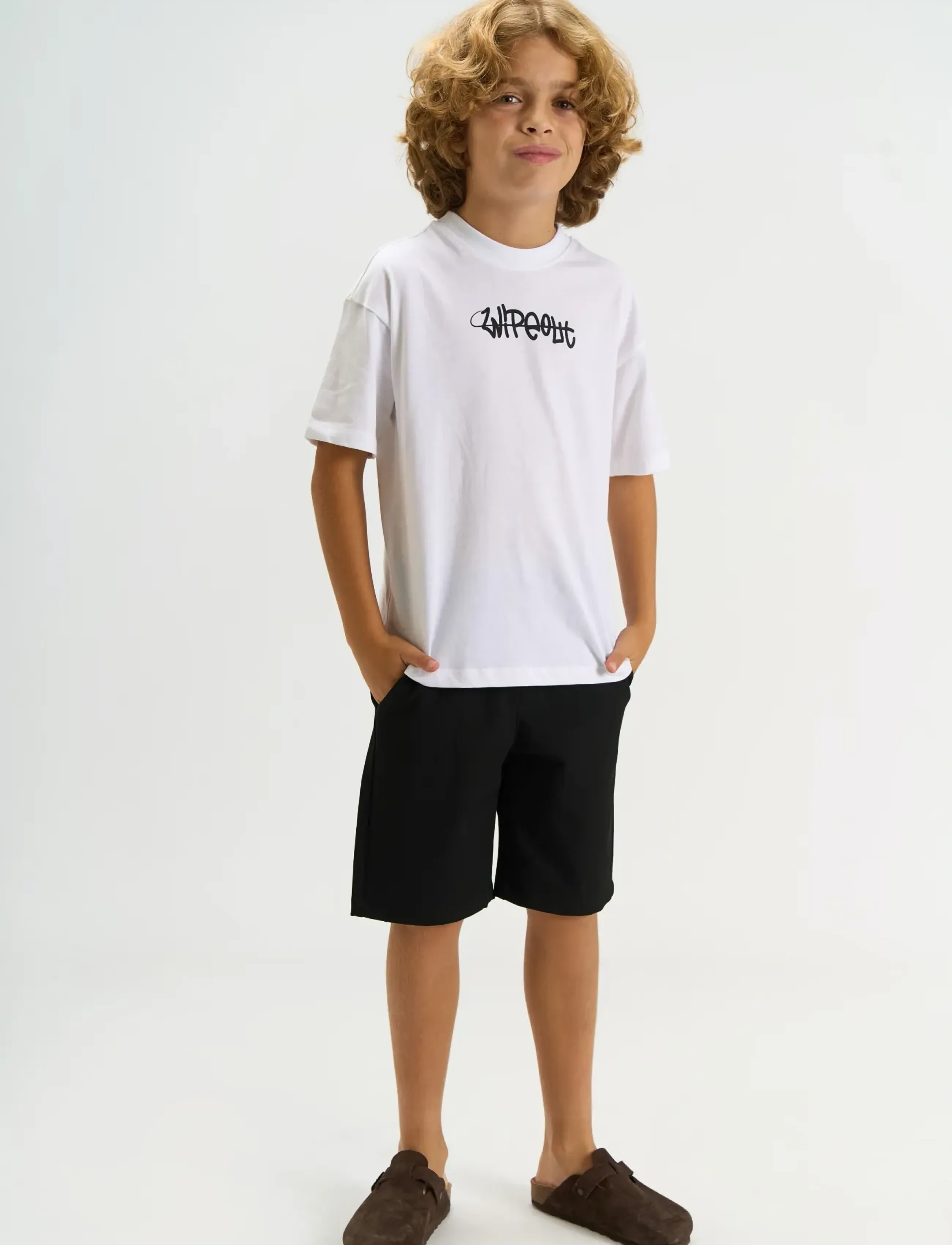 The New Tntanner Os S_S Tee, 110/116, T-shirts, Weiß - Short-sleeved, Kinder