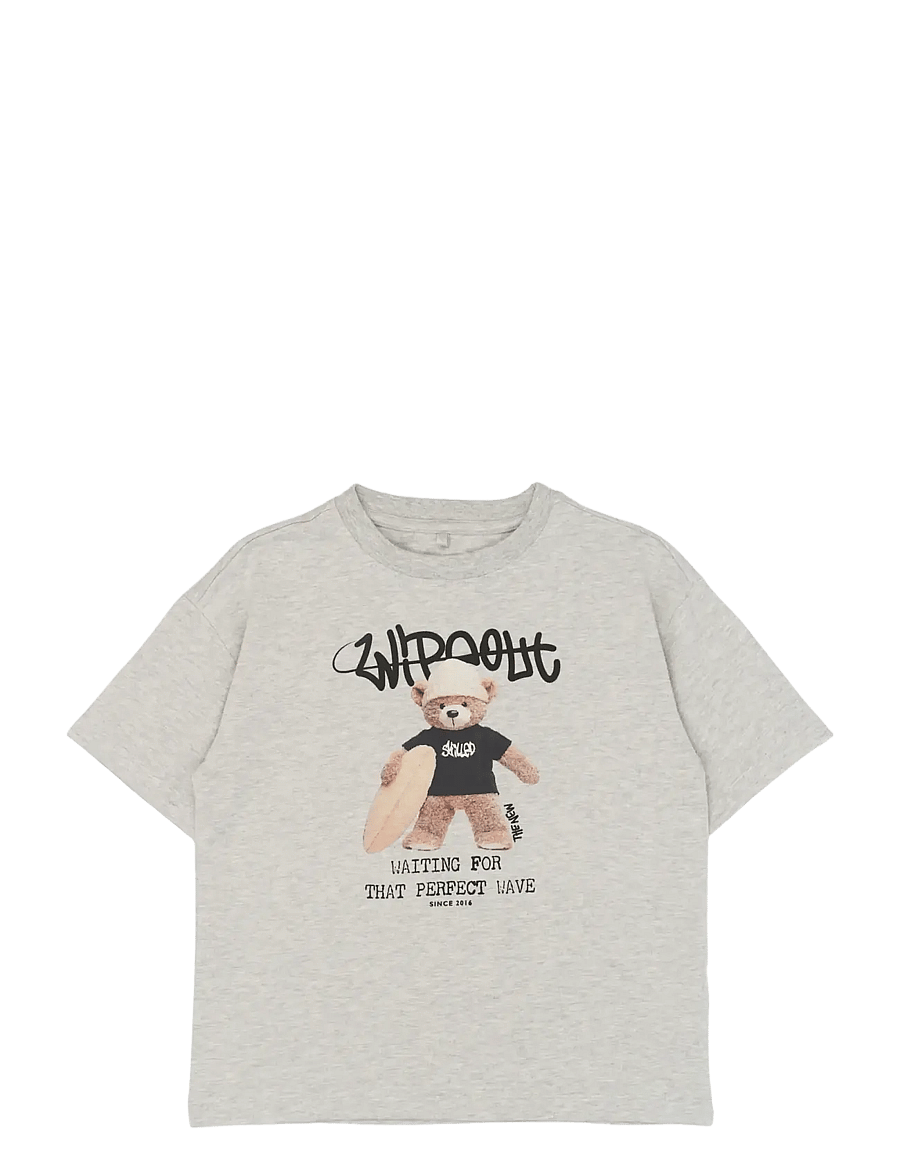 The New - TNTeddy OS S_S Tee - kurzärmelige - light grey melange - 1