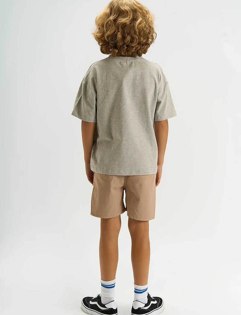 The New - TNTeddy OS S_S Tee - kortärmade t-shirts - light grey melange - 4