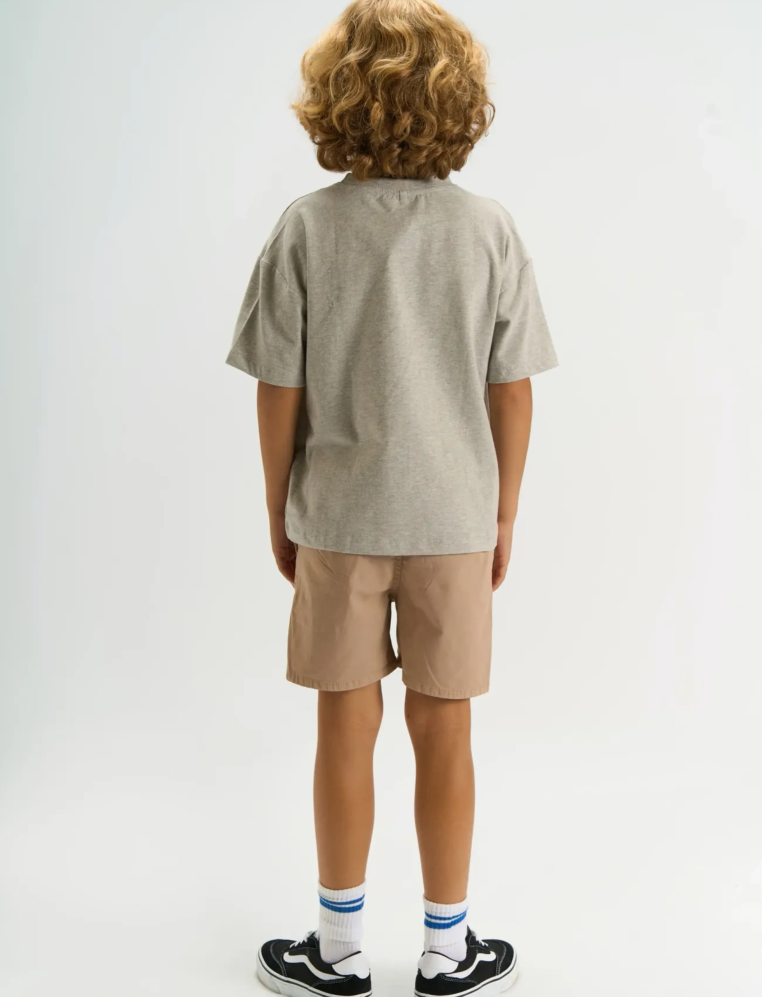 The New - TNTeddy OS S_S Tee - t-shirts - light grey melange - 4
