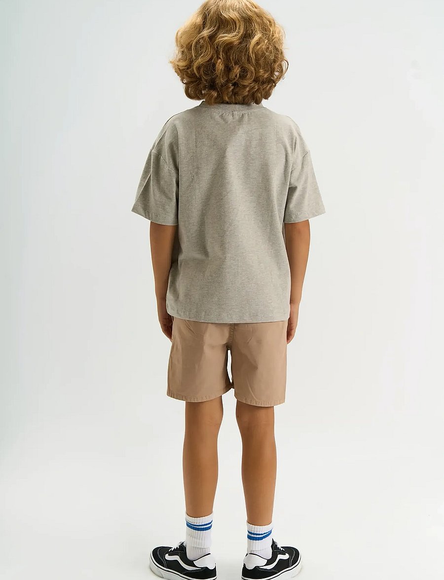 The New - TNTeddy OS S_S Tee - kurzärmelige - light grey melange - 4