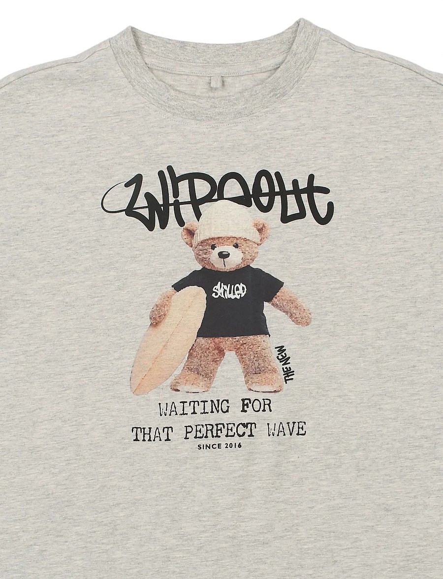 The New - TNTeddy OS S_S Tee - kurzärmelige - light grey melange - 5