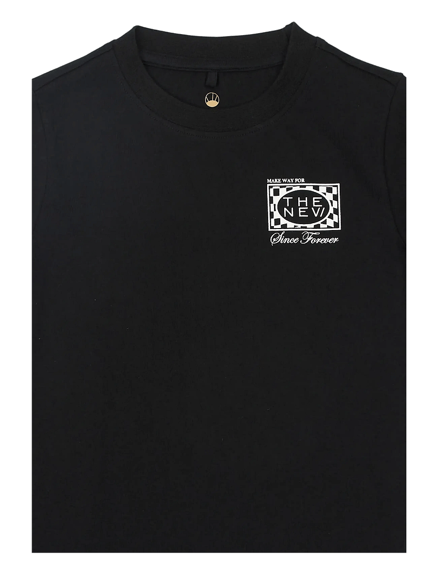 The New - TNTyson S_S Tee - kortärmade t-shirts - black beauty - 3