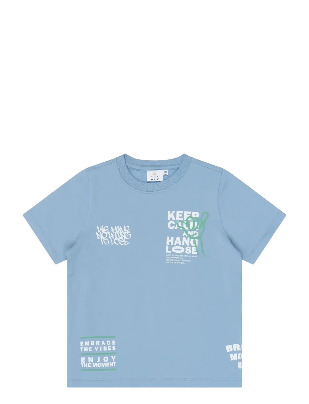 THE NEW Tntitus Os S_S Sweat Tee Blau - 158/164 - Kinder