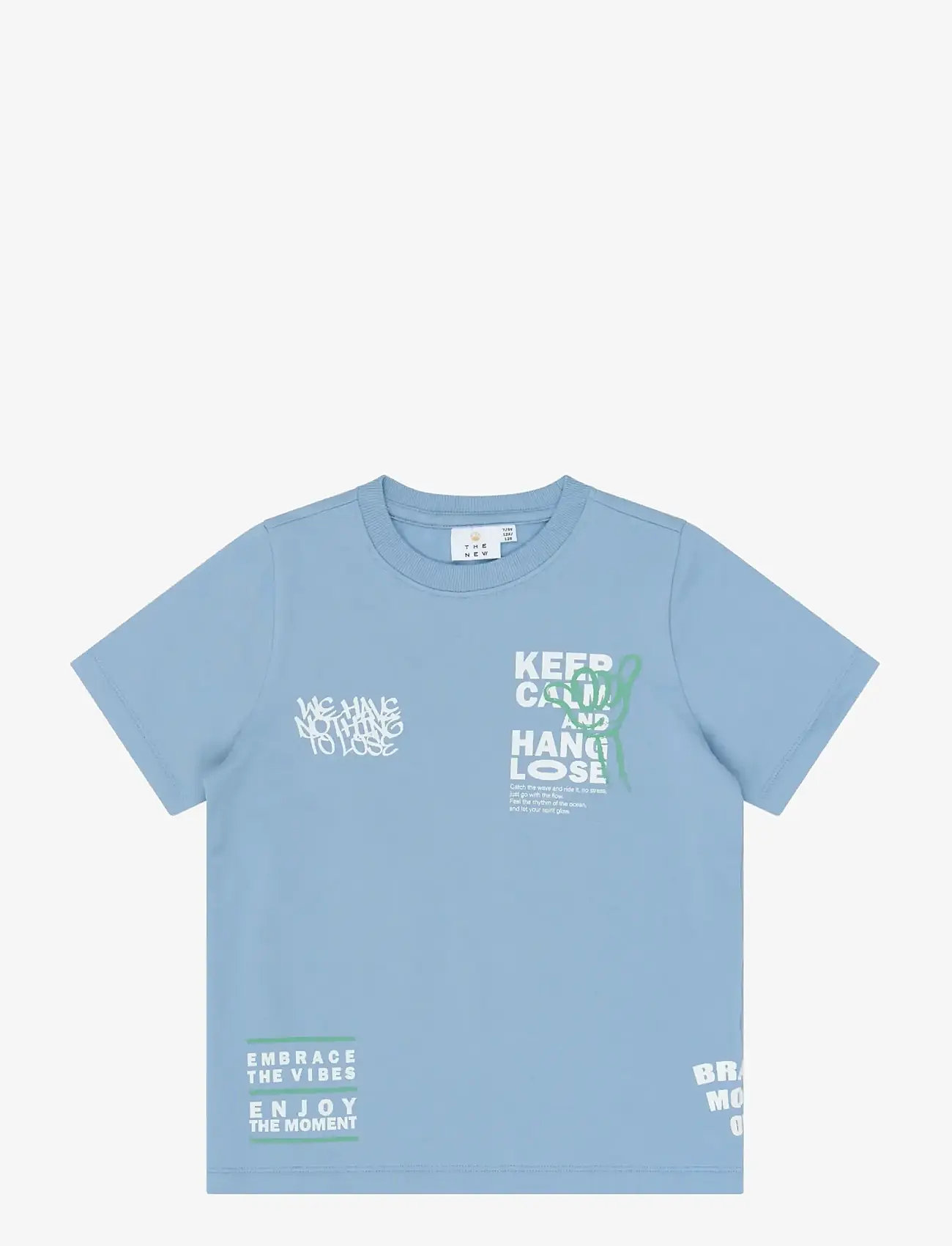 The New - TNTitus OS S_S Sweat Tee - kortærmede t-shirts - forever blue - 1