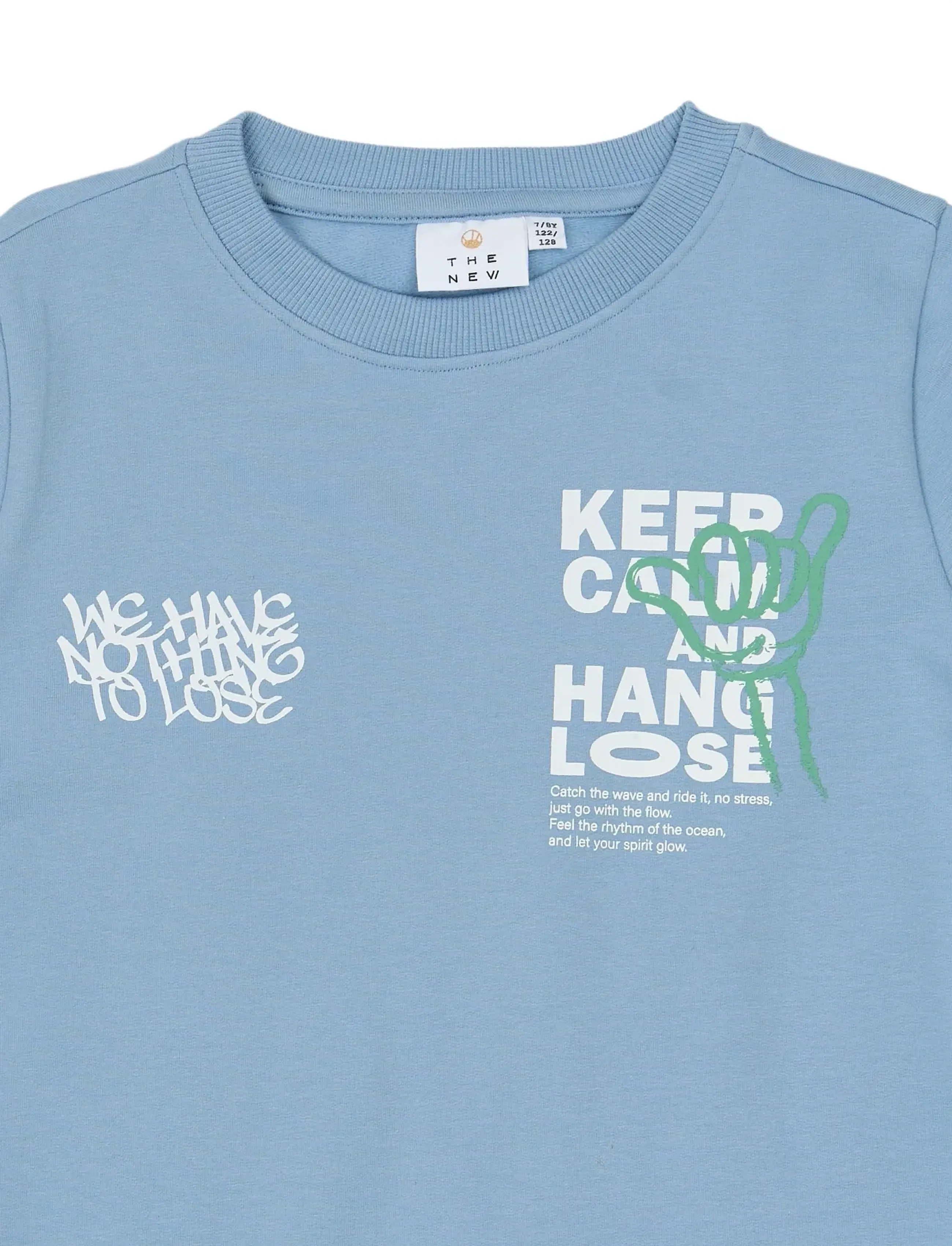 The New - TNTitus OS S_S Sweat Tee - lühikeste varrukatega t-särgid - forever blue - 5