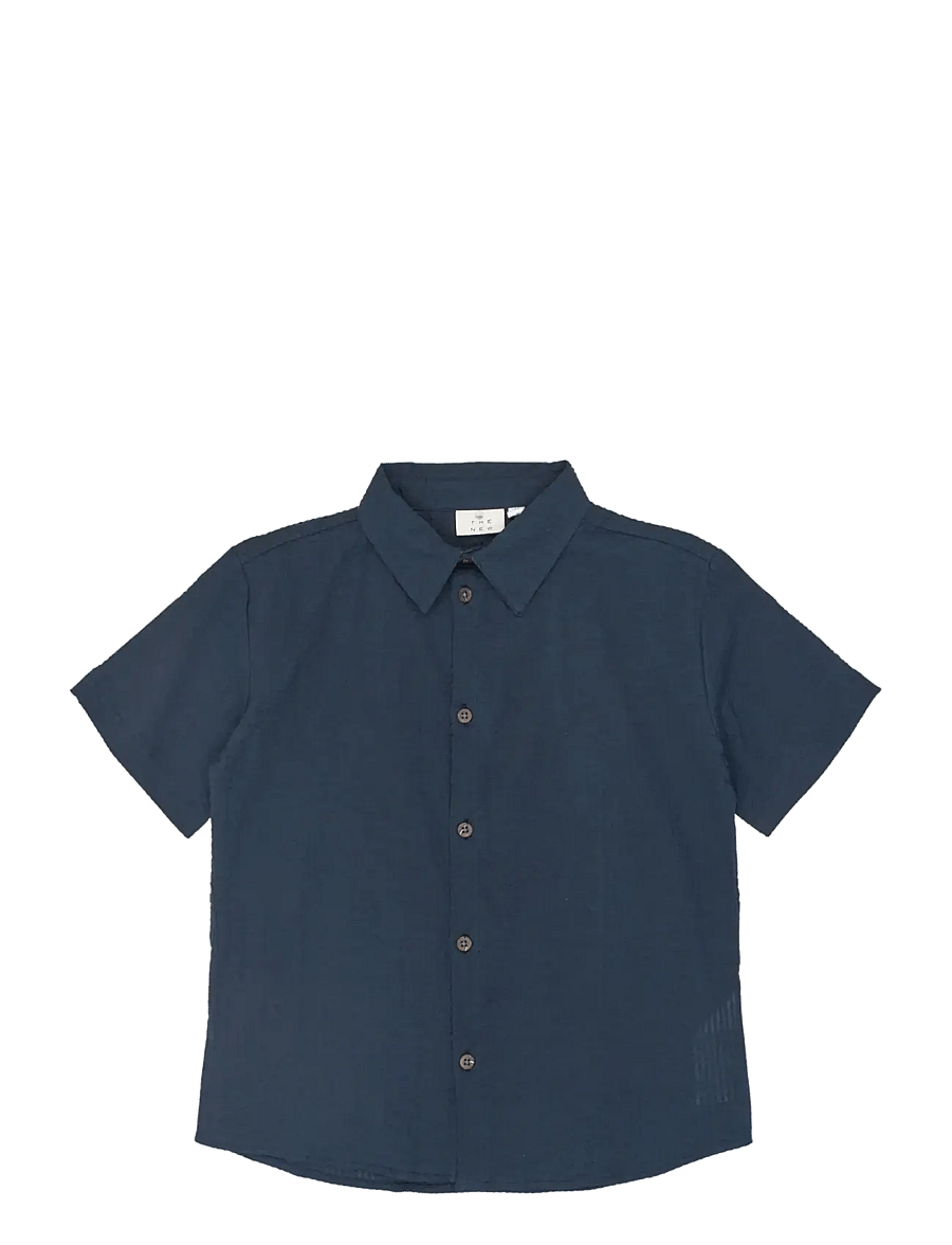 The New - TNTim S_S Shirt - marškiniai trumpomis rankovėmis - navy blazer - 1