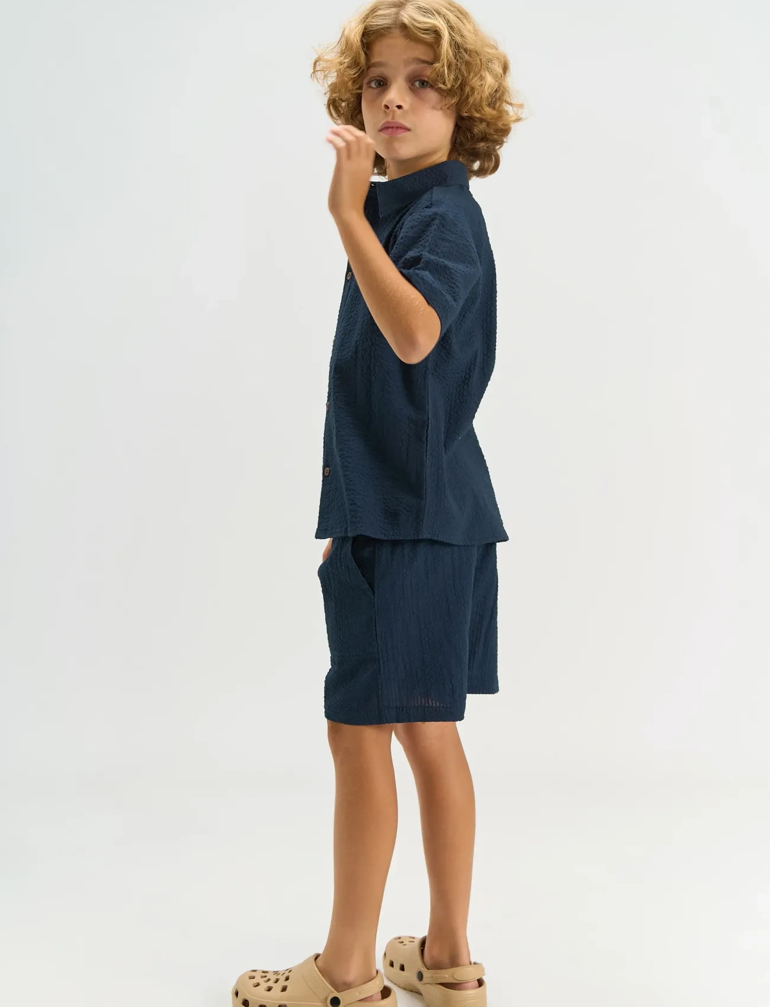 The New - TNTim S_S Shirt - marškiniai trumpomis rankovėmis - navy blazer - 3