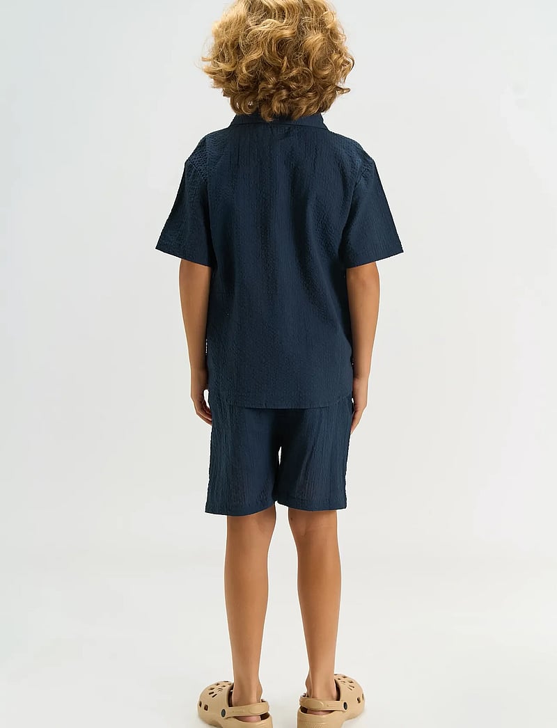 The New - TNTim S_S Shirt - kurzärmlige hemden - navy blazer - 4