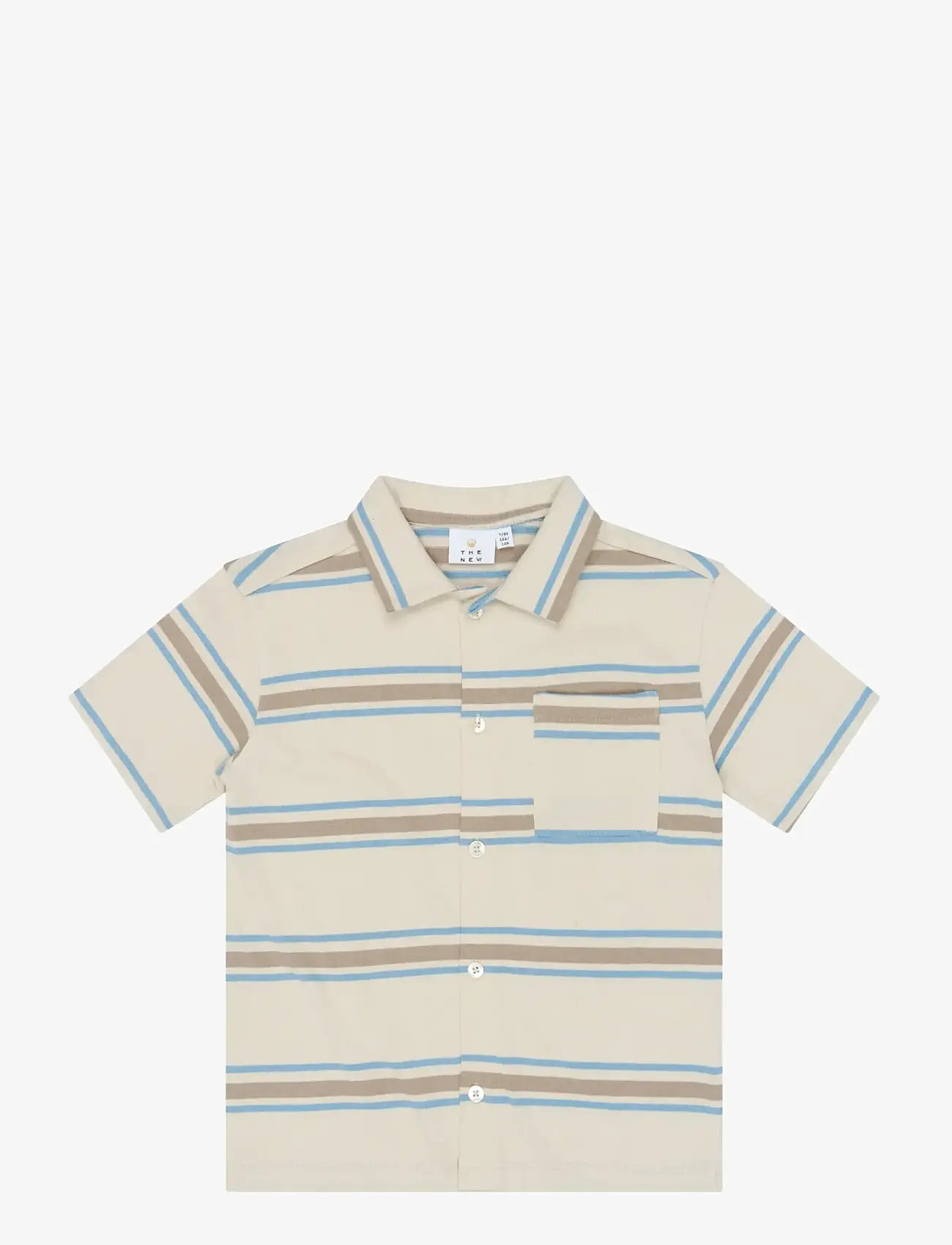 The New - TNThor OS S_S Shirt - kortærmede poloer - multi striped - 1