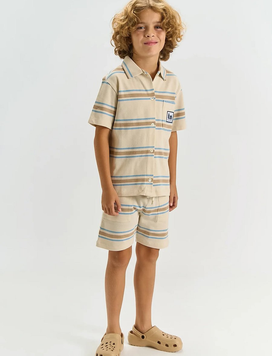 The New - TNThor OS S_S Shirt - kurzärmelig - multi striped - 0