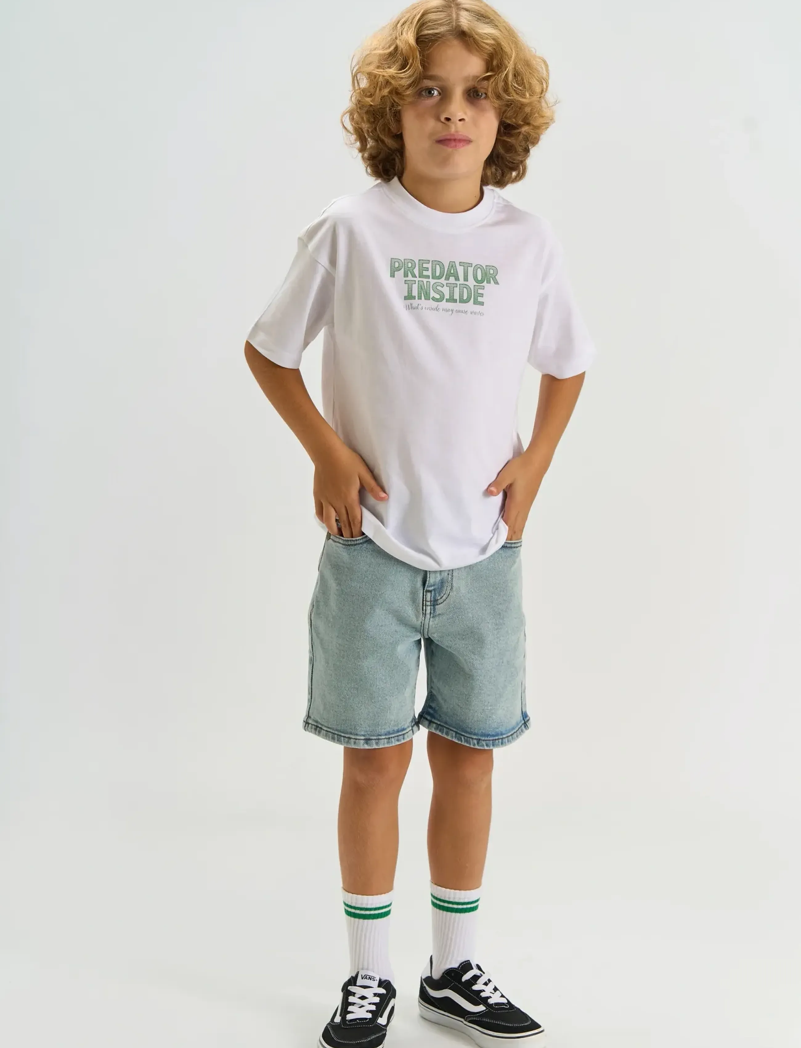 The New TNJosh Denim Shorts - Shorts - LIGHT BLUE DENIM / blue