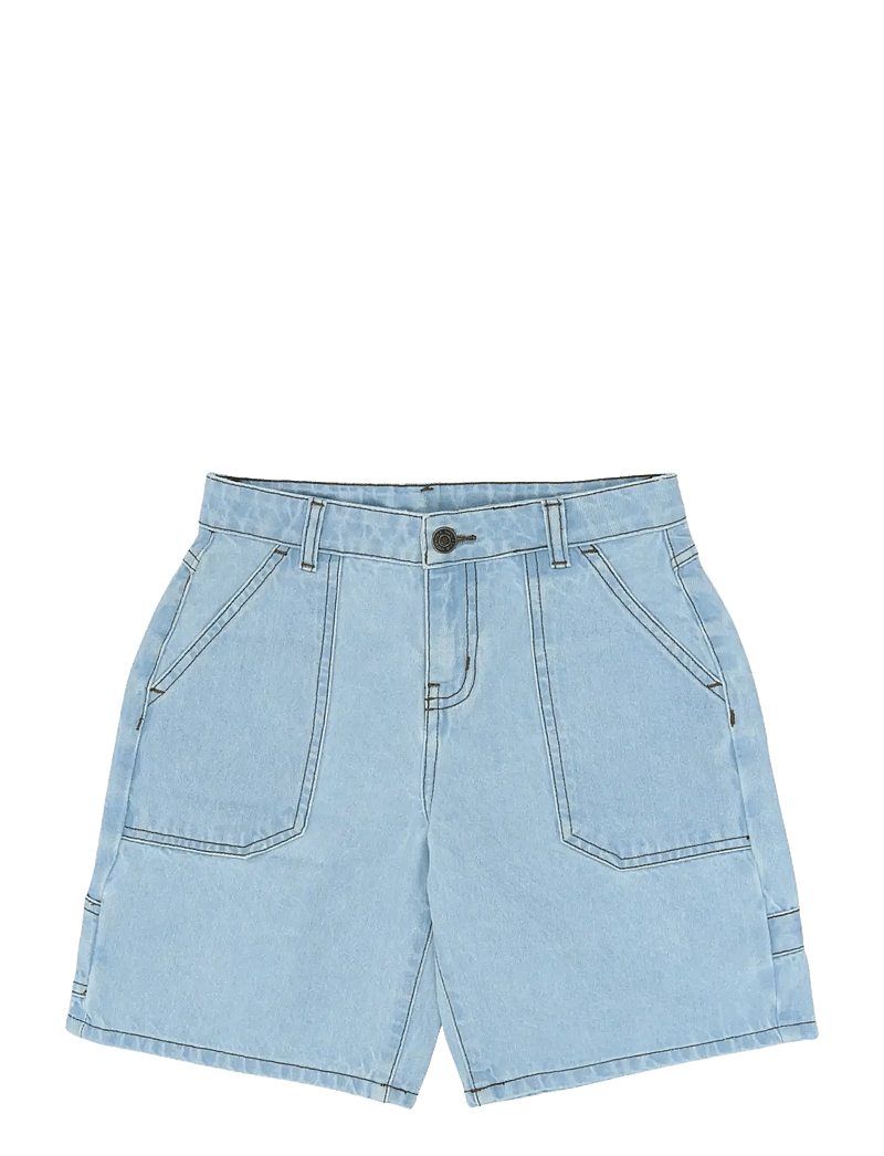The New - TNSavid Baggy Fit Worker Shorts - cargo shorts - light blue denim - 0