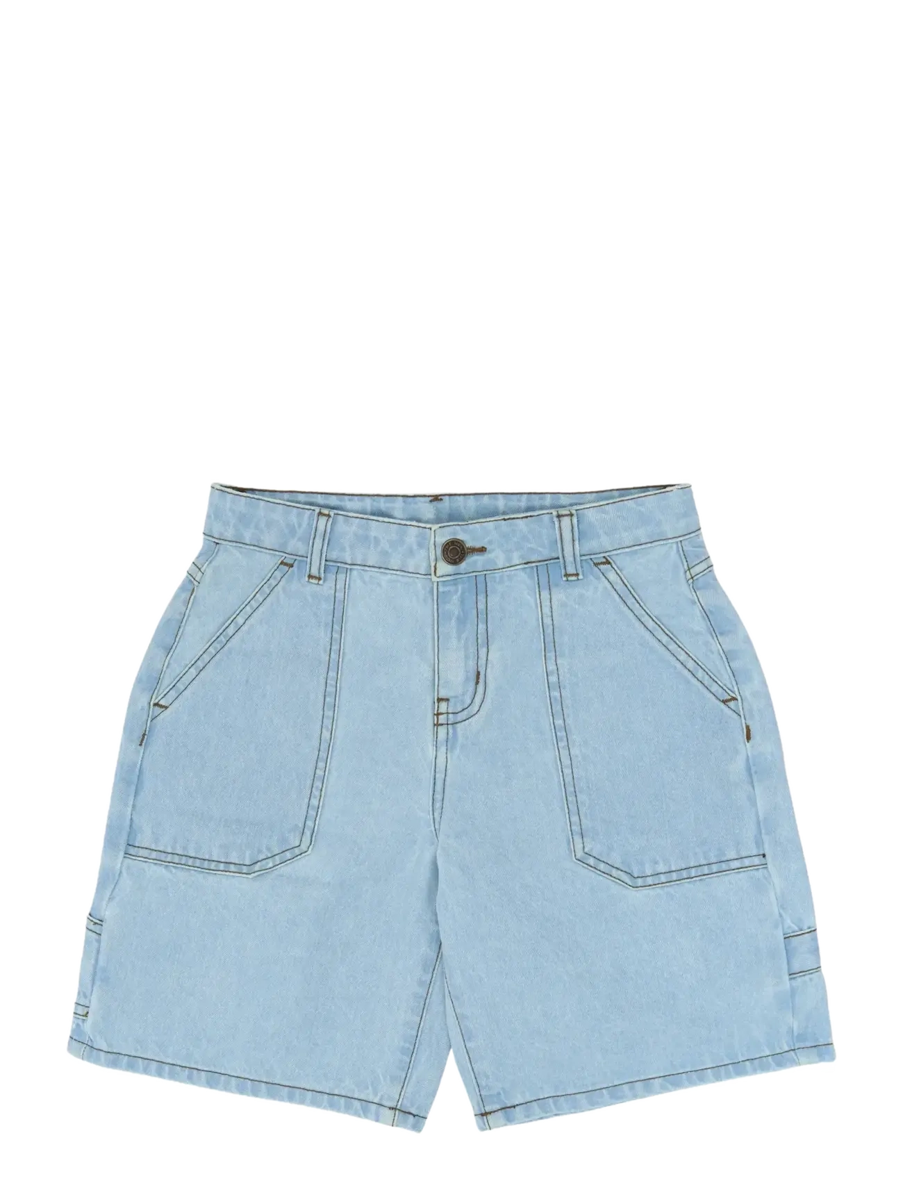 The New TNSavid Baggy Fit Worker Shorts - Cargo shorts - LIGHT BLUE DENIM / blue
