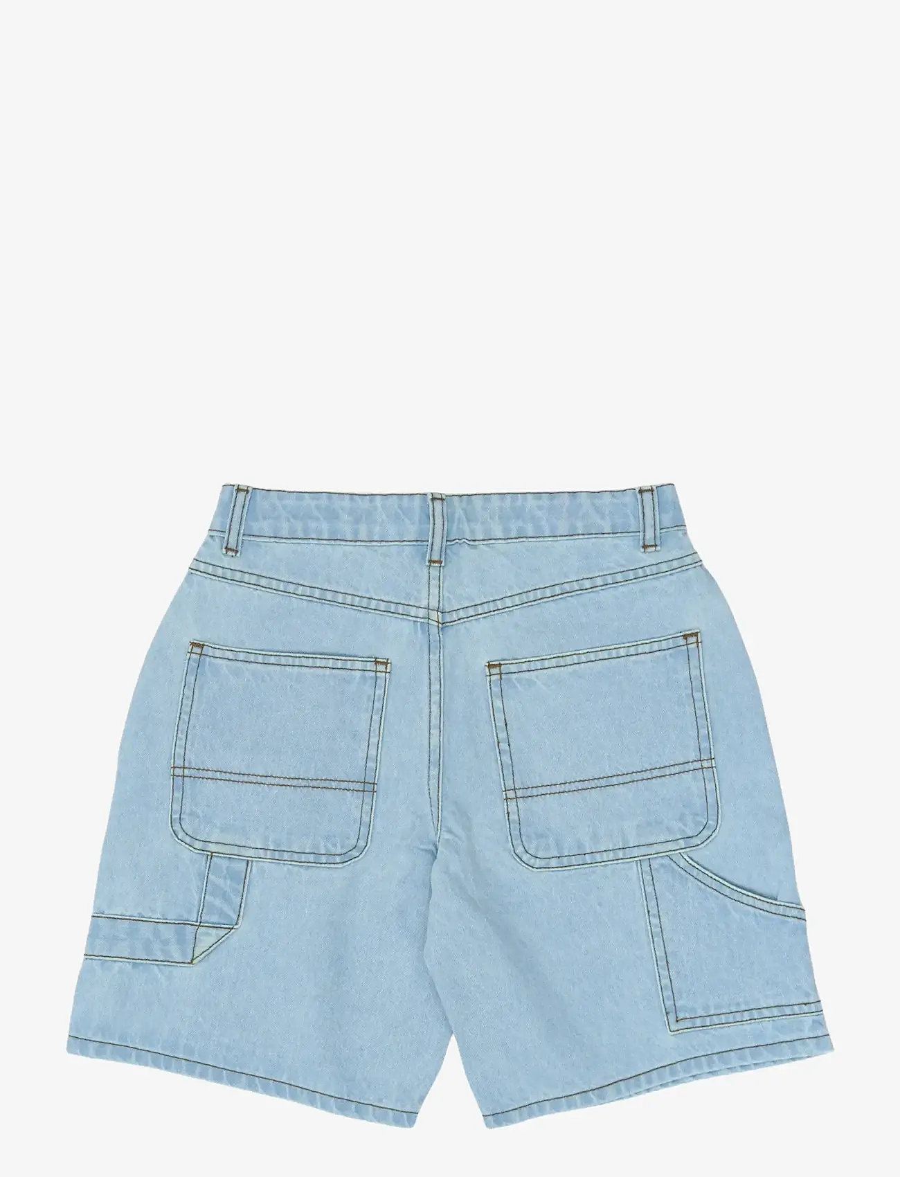 The New - TNSavid Baggy Fit Worker Shorts - cargo shorts - light blue denim - 1