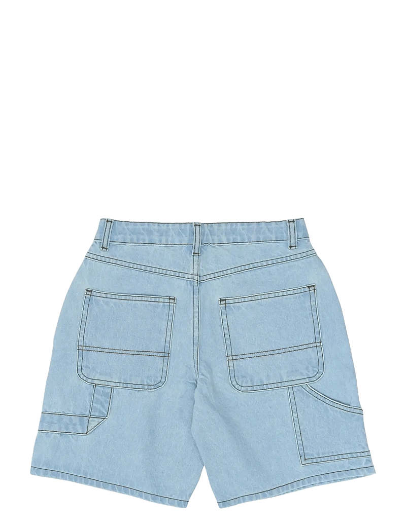 The New - TNSavid Baggy Fit Worker Shorts - cargo shorts - light blue denim - 1