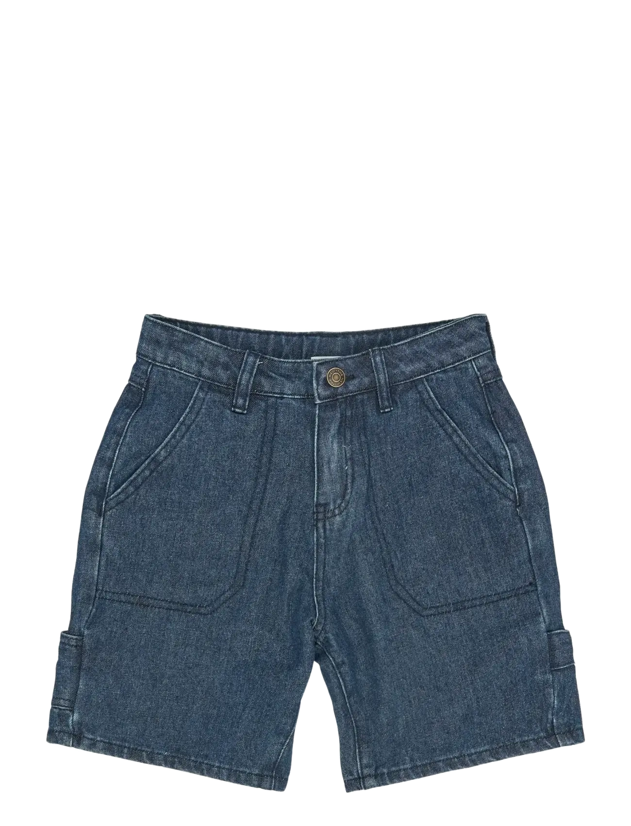 The New TNSavid Baggy Fit Worker Shorts - Apģērbs - UNWASHED DENIM / blue