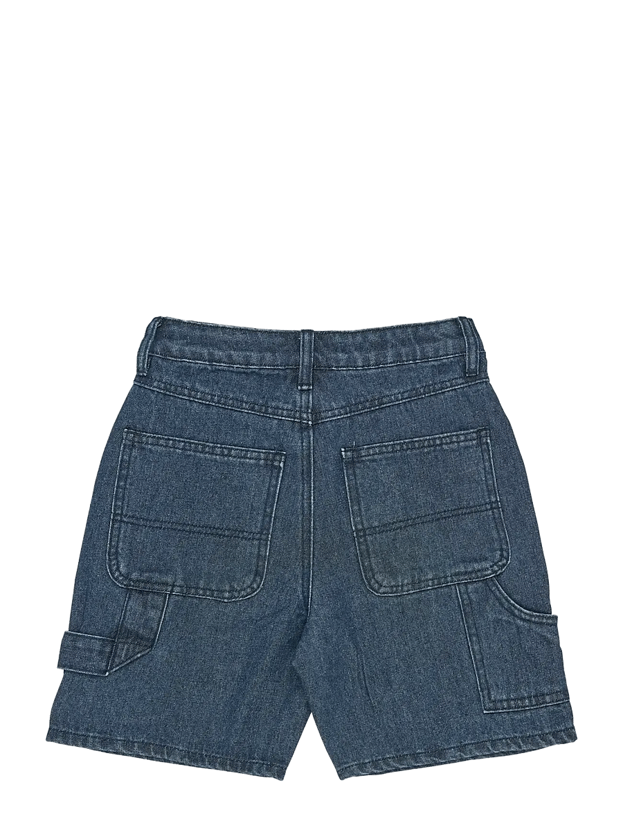 The New - TNSavid Baggy Fit Worker Shorts - cargo shorts - unwashed denim - 2