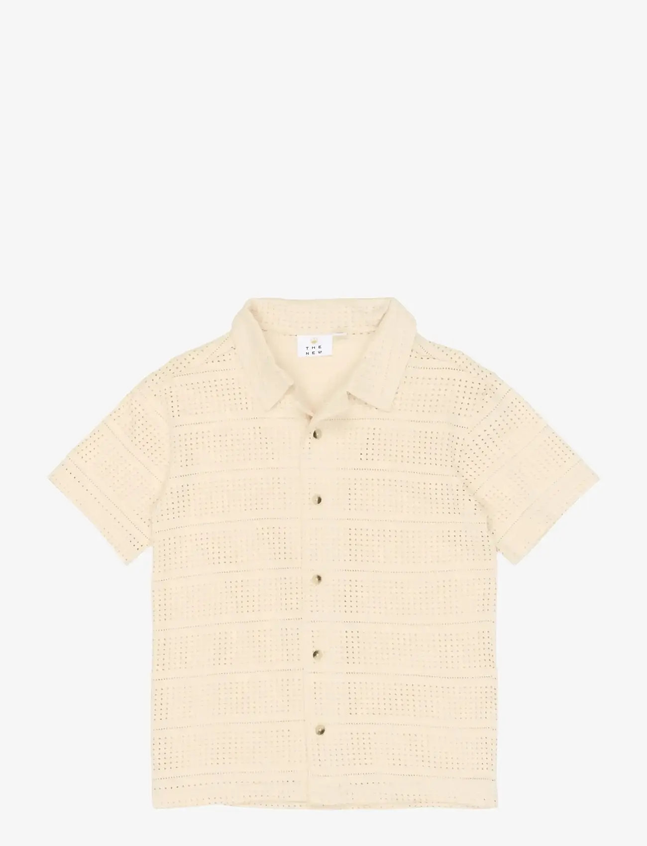 The New - TNTruman S_S Shirt - short-sleeved shirts - antique white - 1