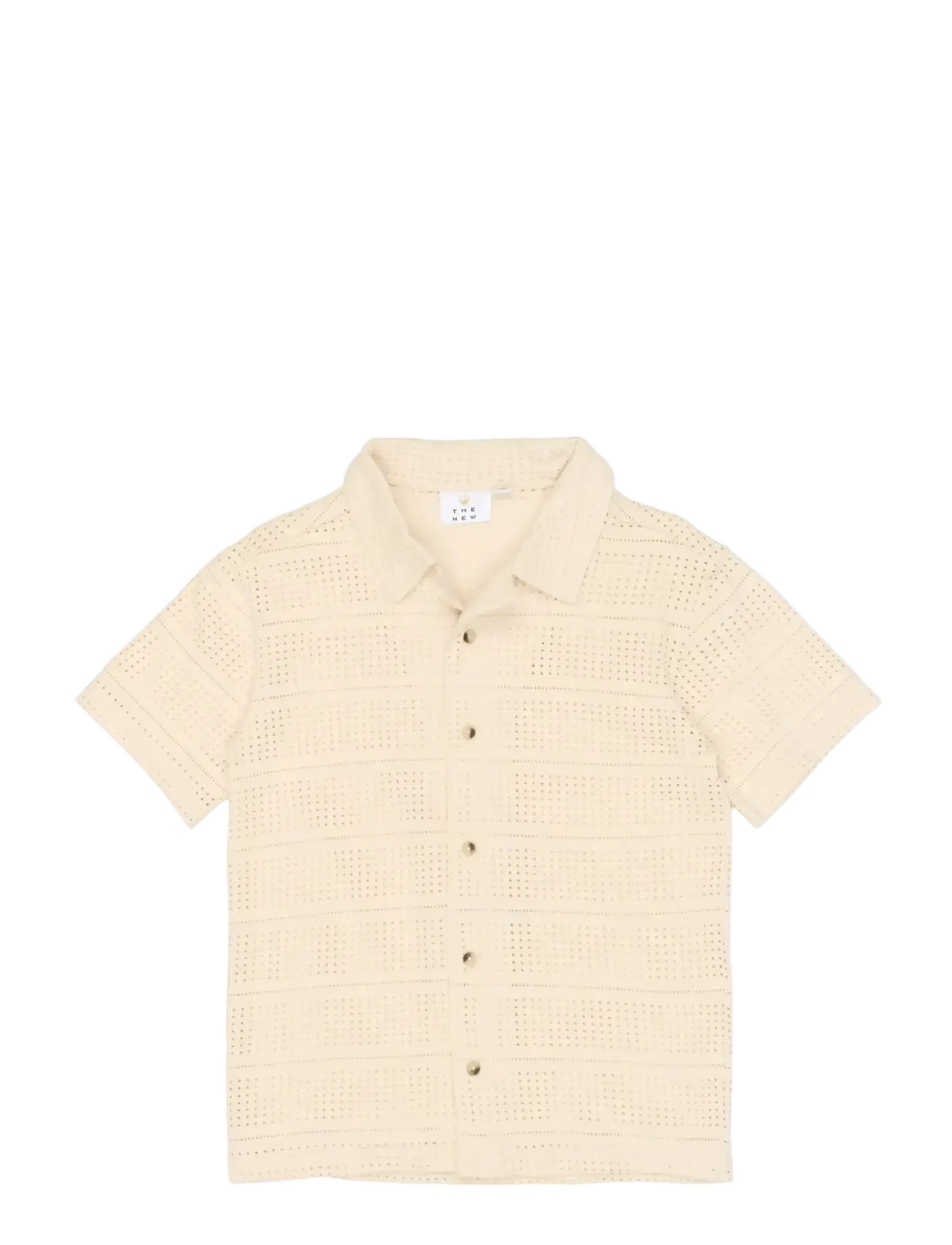The New TNTruman S_S Shirt - Clothing - ANTIQUE WHITE / cream