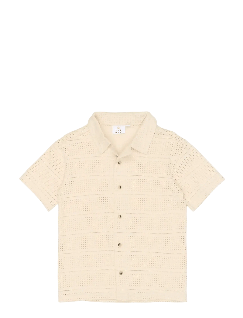 The New - TNTruman S_S Shirt - short-sleeved shirts - antique white - 1