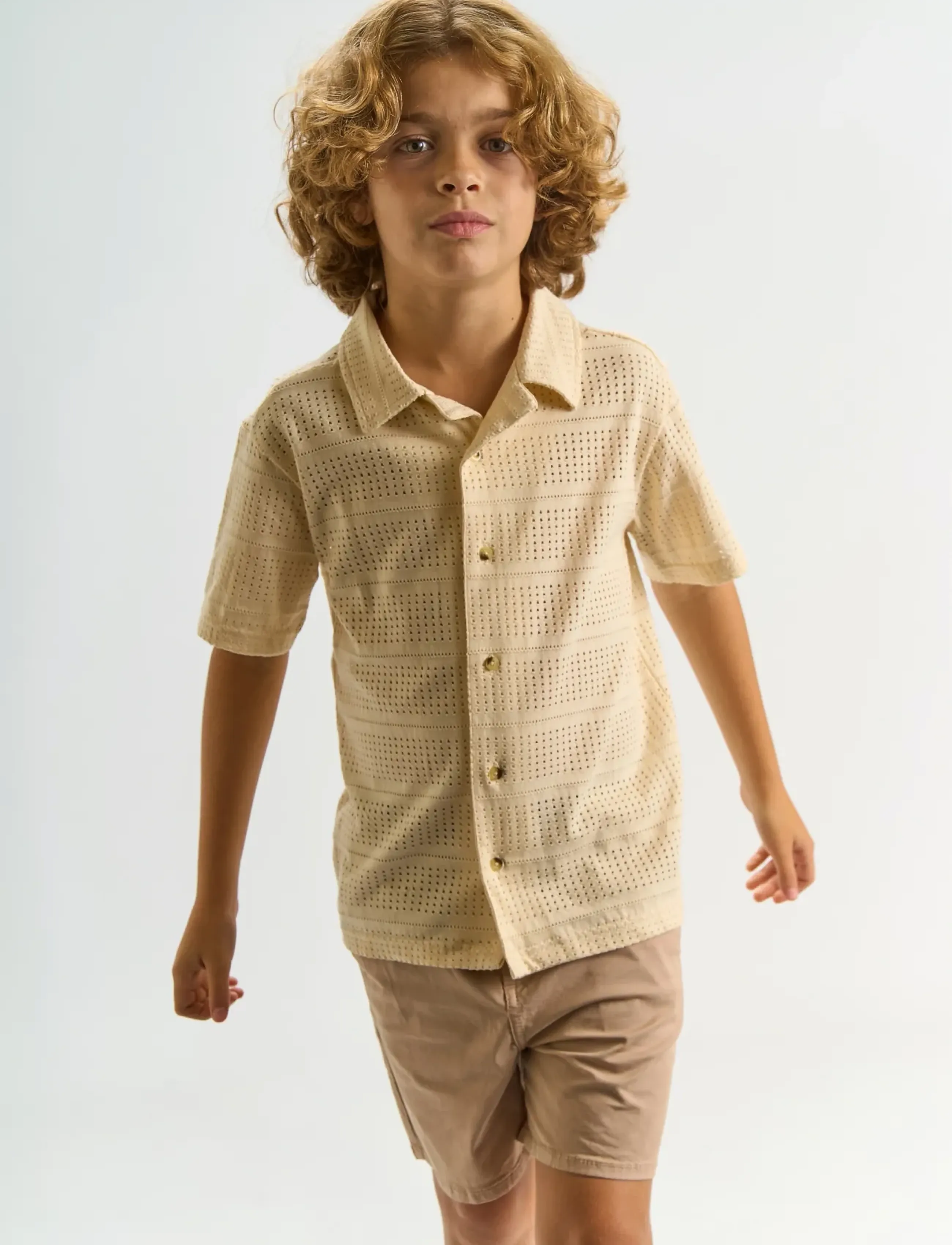 The New - TNTruman S_S Shirt - kortærmede skjorter - antique white - 3