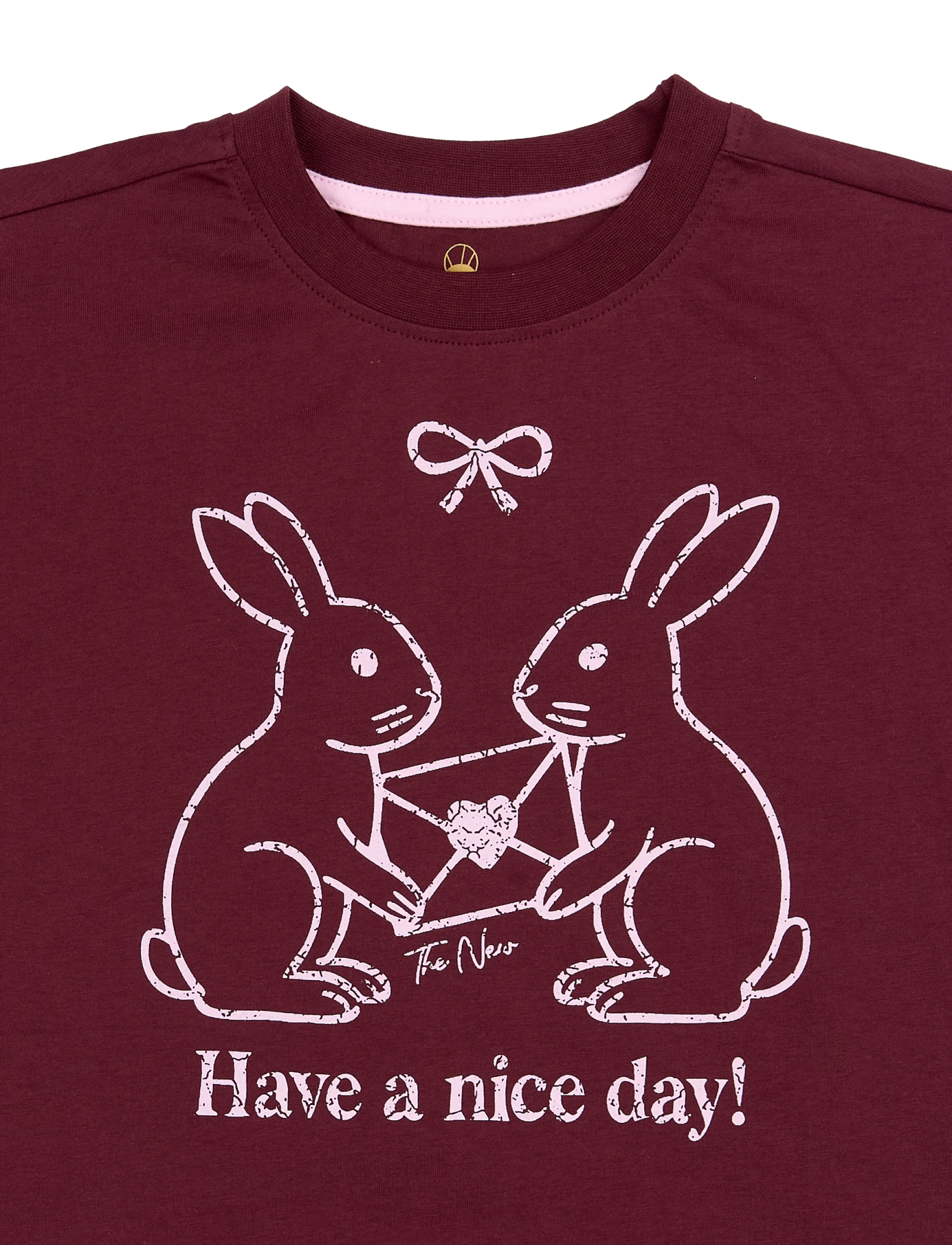 The New - TNValkyrie OS S_S Tee - kortærmede t-shirts - burgundy tn - 4