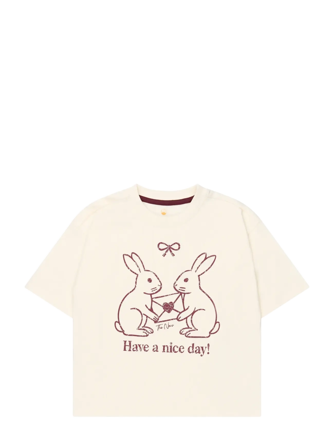 The New TNValkyrie OS S_S Tee - The New - GARDENIA / cream