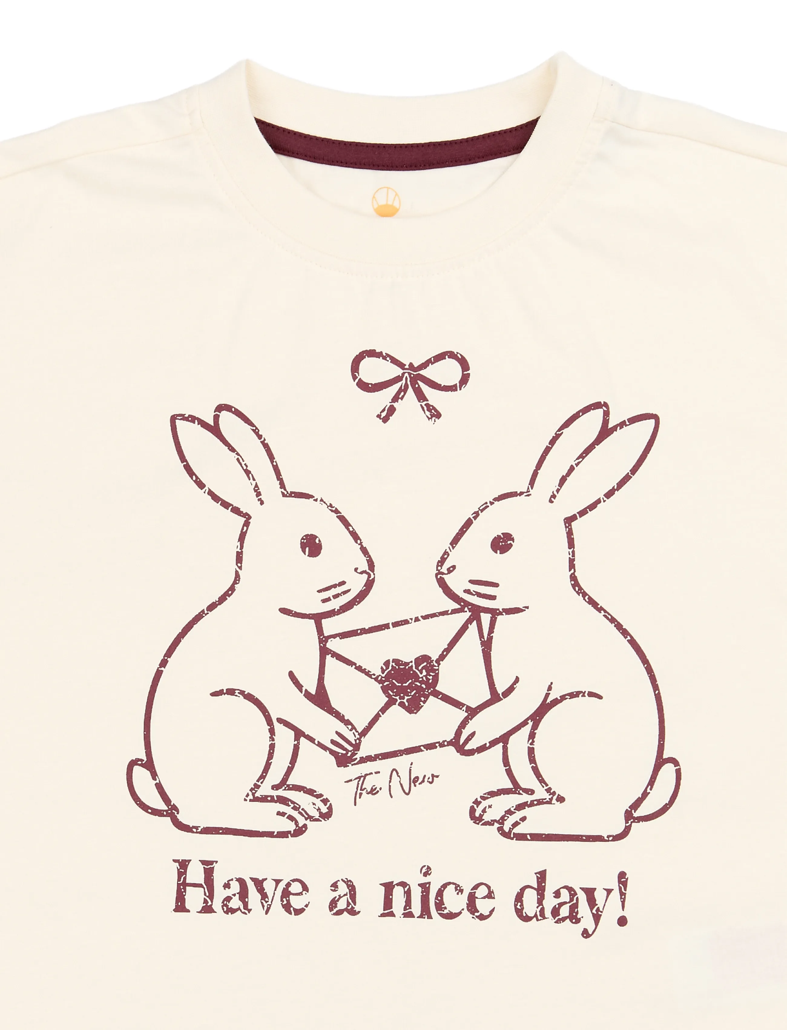 The New - TNValkyrie OS S_S Tee - kortærmede t-shirts - gardenia - 4
