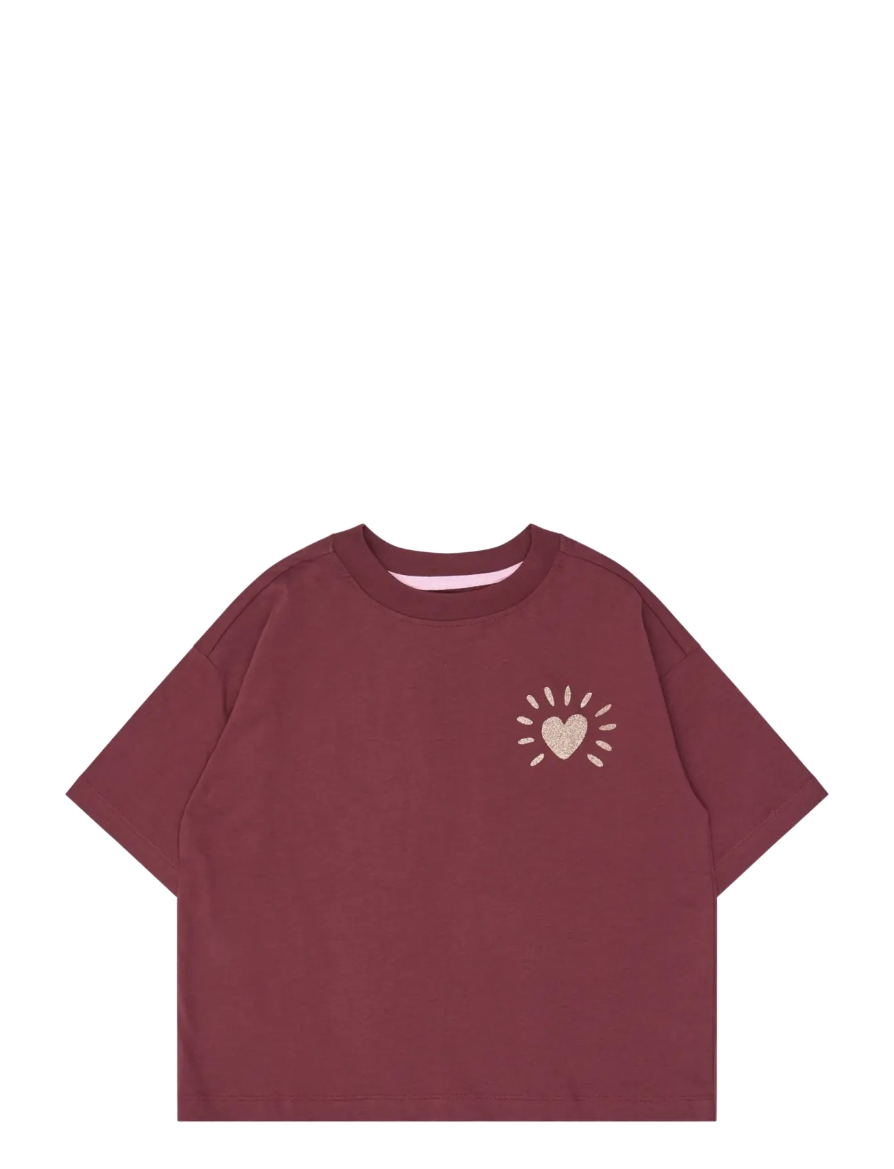 The New TNVioletta OS S_S Tee - The New - BURGUNDY TN / burgundy