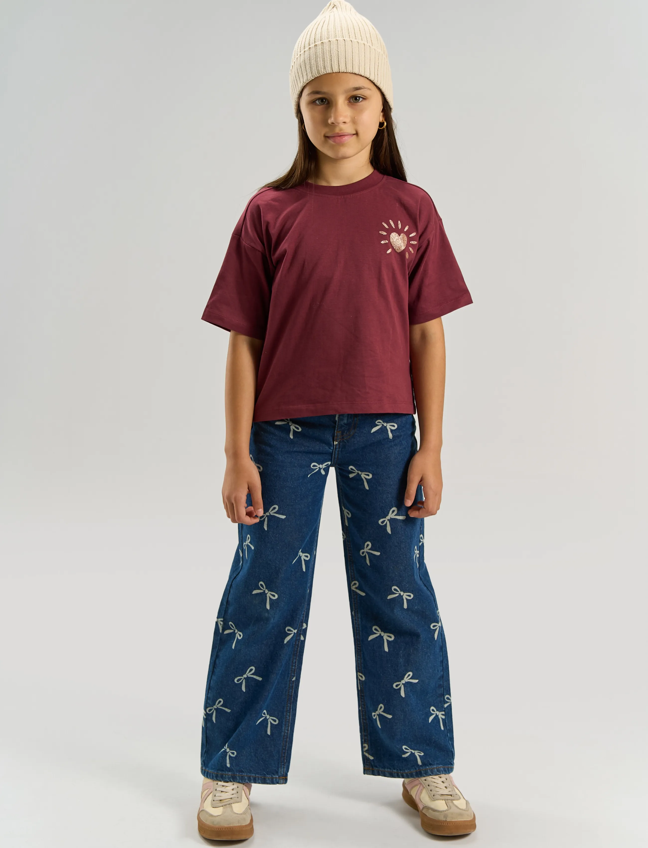 The New TNVioletta OS S_S Tee - T-särgid - BURGUNDY TN / burgundy