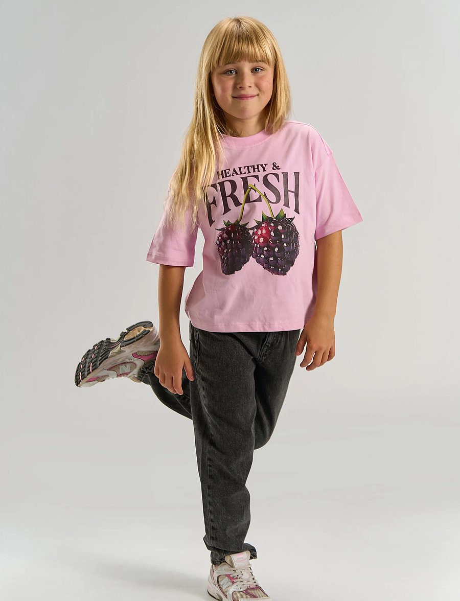 The New - TNVigdis OS S_S Tee - kurzärmelige - pink lavender tn - 0