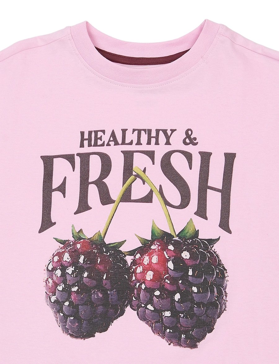 The New - TNVigdis OS S_S Tee - kurzärmelige - pink lavender tn - 4