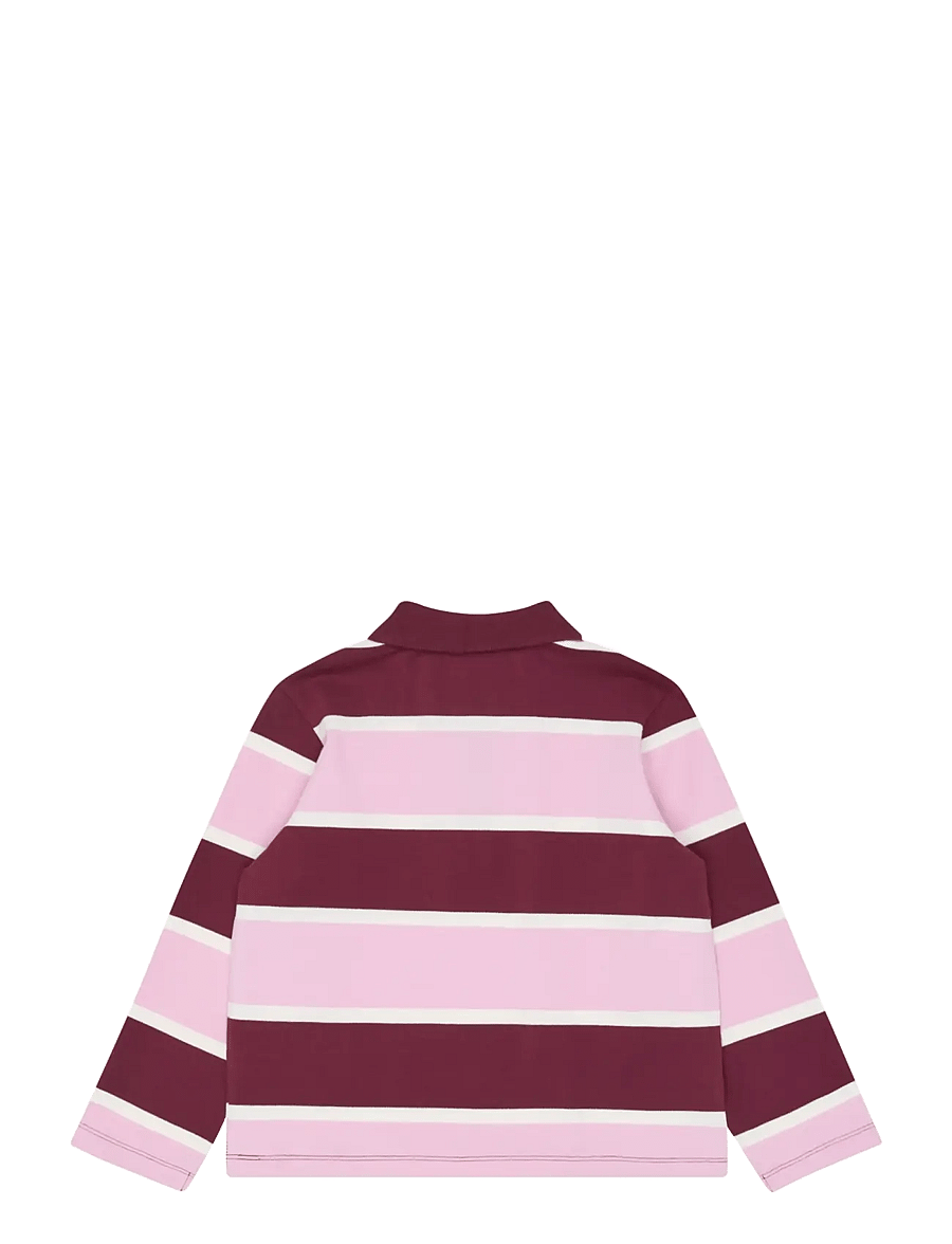The New - TNVidette OS L_S Pique Polo - langærmede poloer - burgundy striped tn - 2