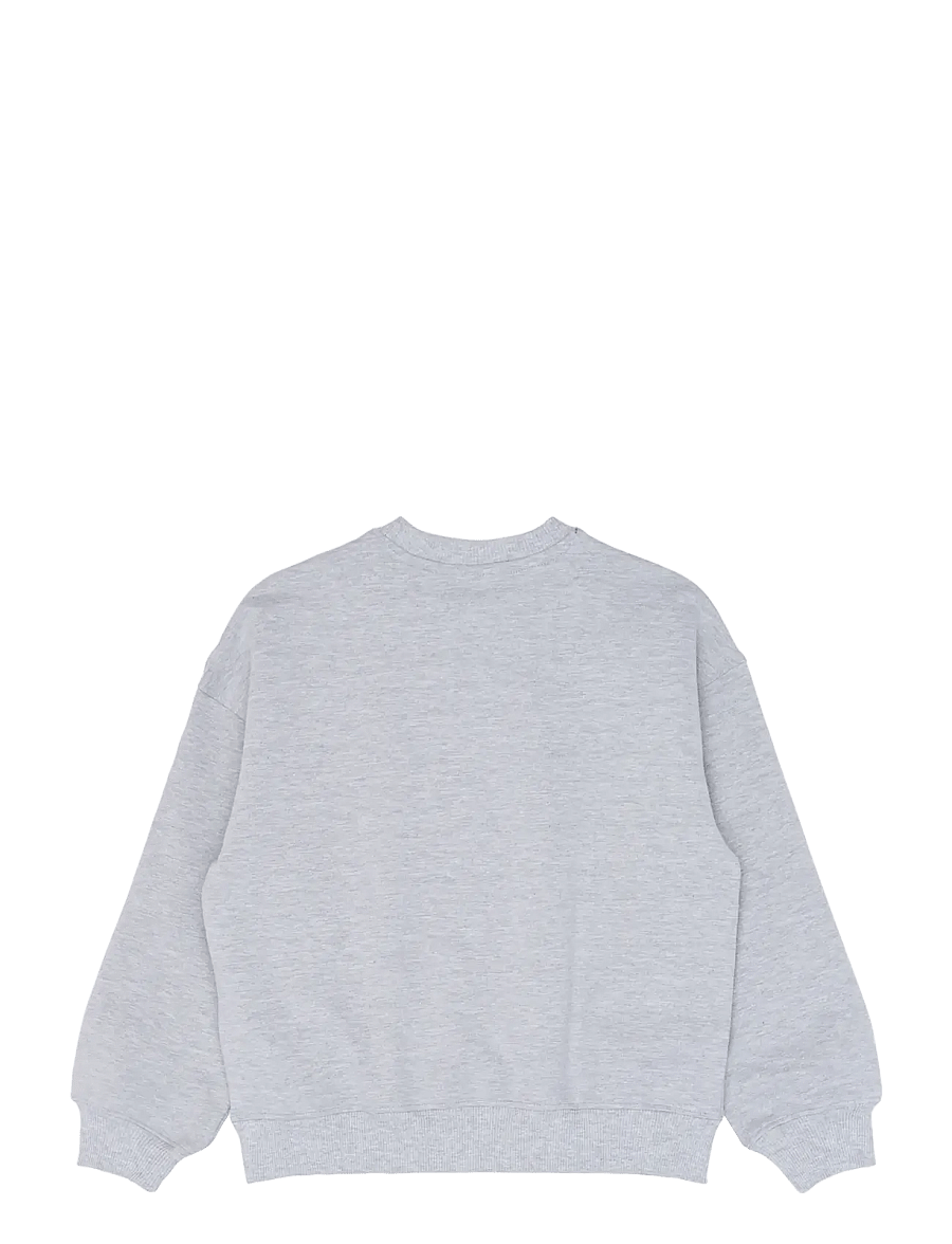 The New - TNValerie OS Melange Sweatshirt - sweatshirts - light grey melange - 2