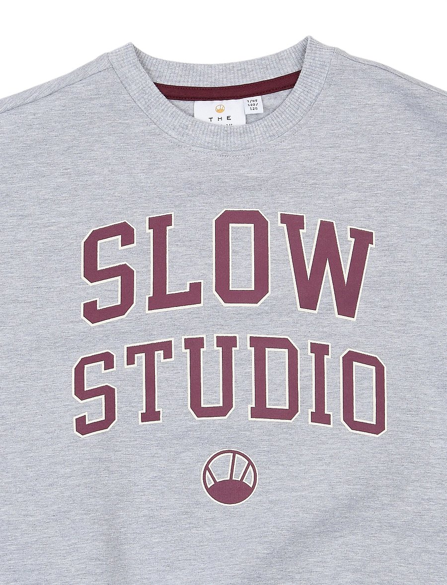 The New - TNValerie OS Melange Sweatshirt - sweatshirts - light grey melange - 4