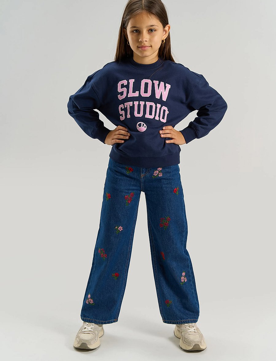 The New - TNValerie OS Sweatshirt - sweatshirts - navy blazer - 0